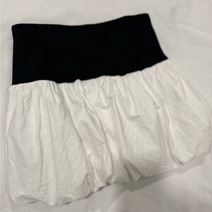 BERSHKA Contrast Mini Skirt Size M